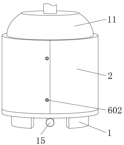 Resin sand thermal method regeneration furnace