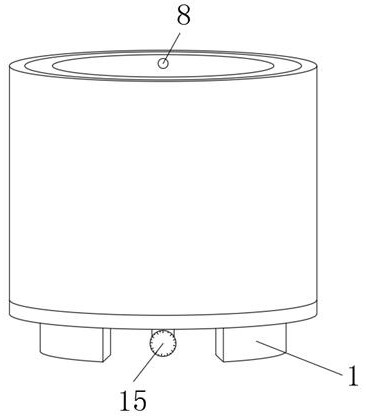 Resin sand thermal method regeneration furnace