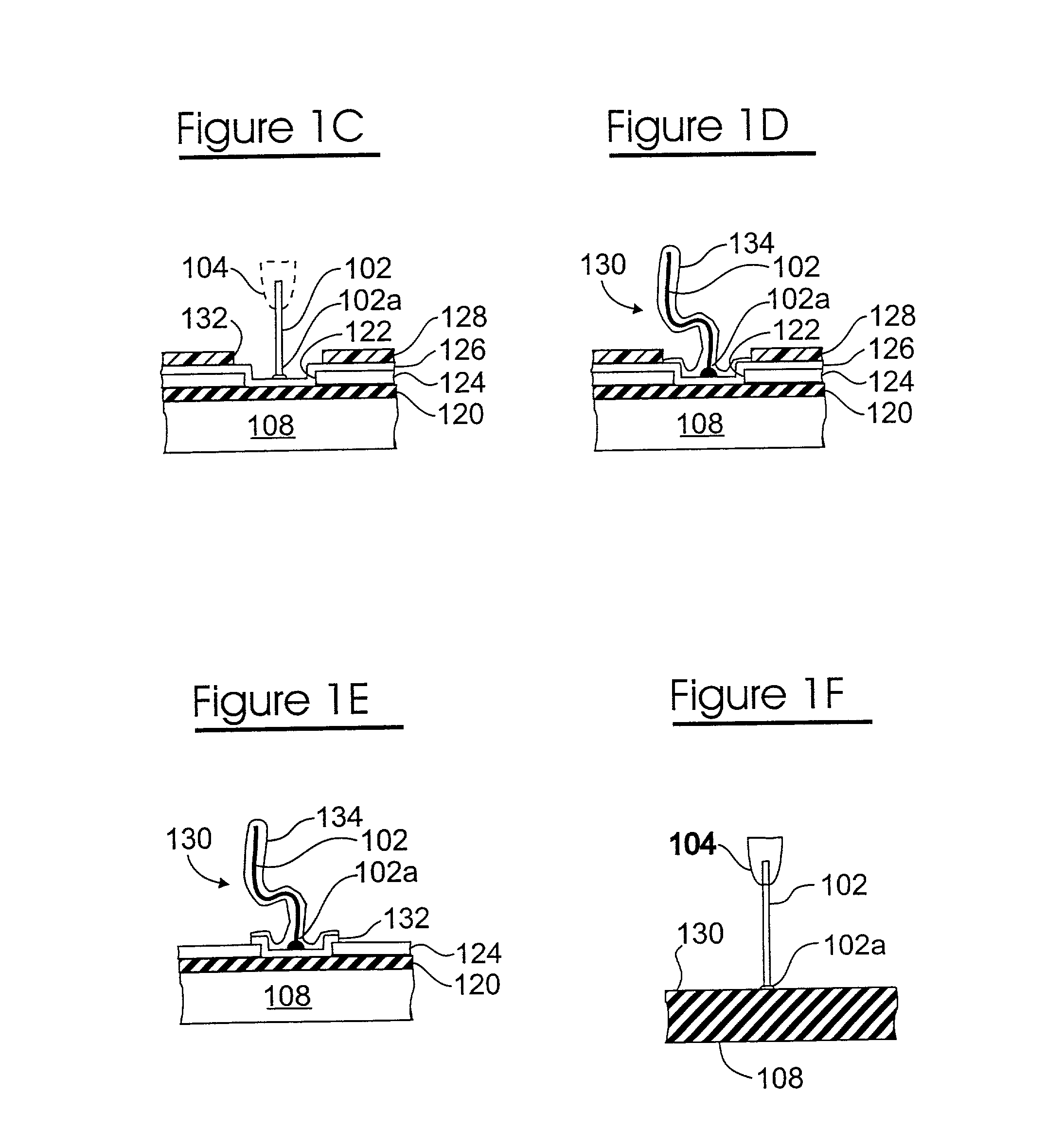 Electrical contact structures formed by configuring a flexible wire to have a springable shape and overcoating the wire with at least one layer of a resilient conductive material, methods of mounting the contact structures to electronic components, and applications for employing the contact structures