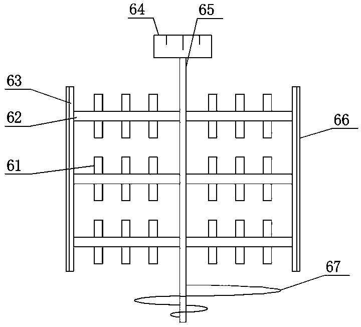 Glue feeding device with stirring function for LED lamp production