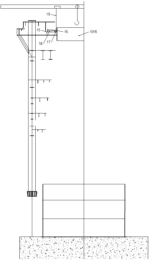 Positioning method for inverting blast furnace shell