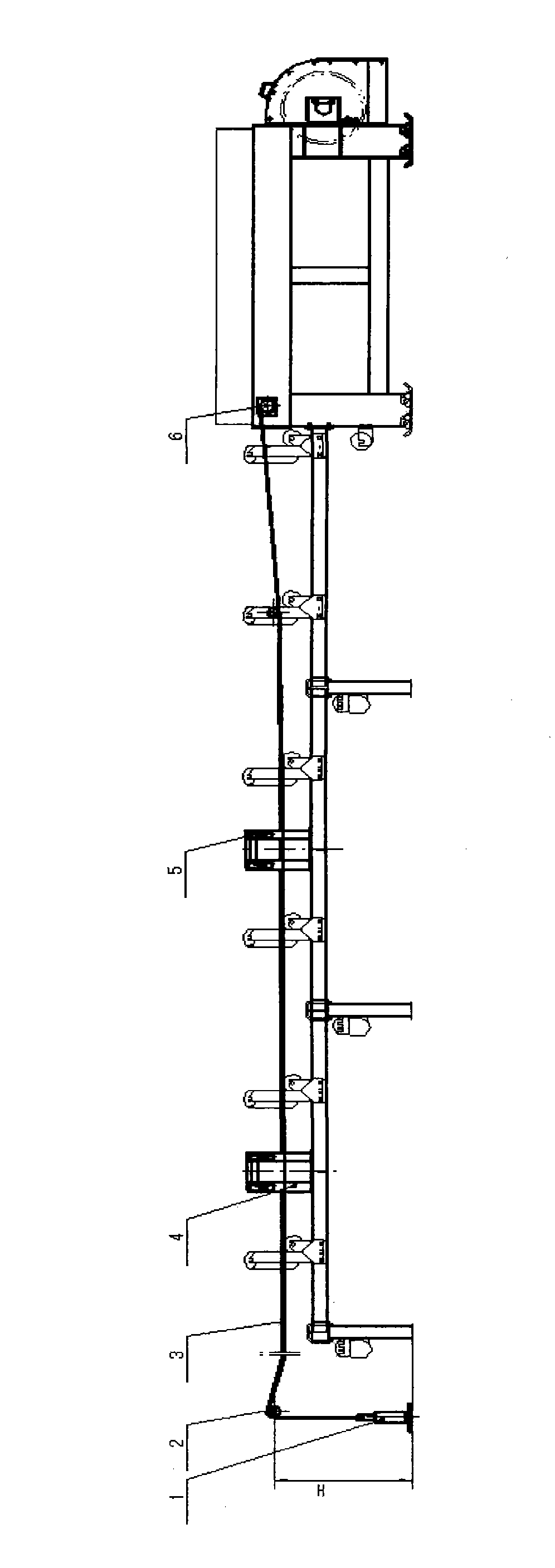 Damping device with controllable hydraulic pressure