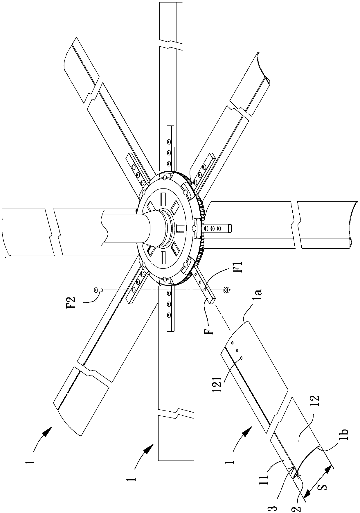 Ceiling fan blade