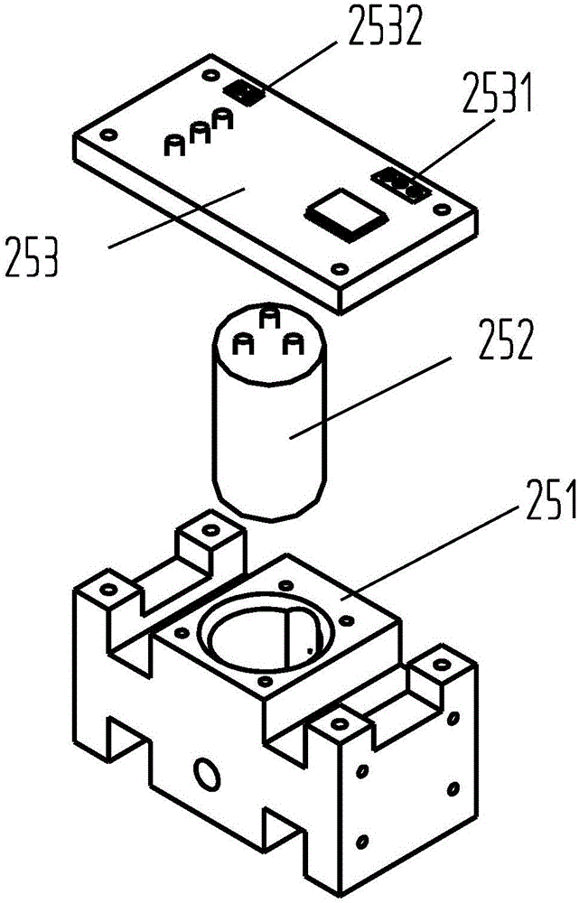 Composite foul gas sensor detecting device