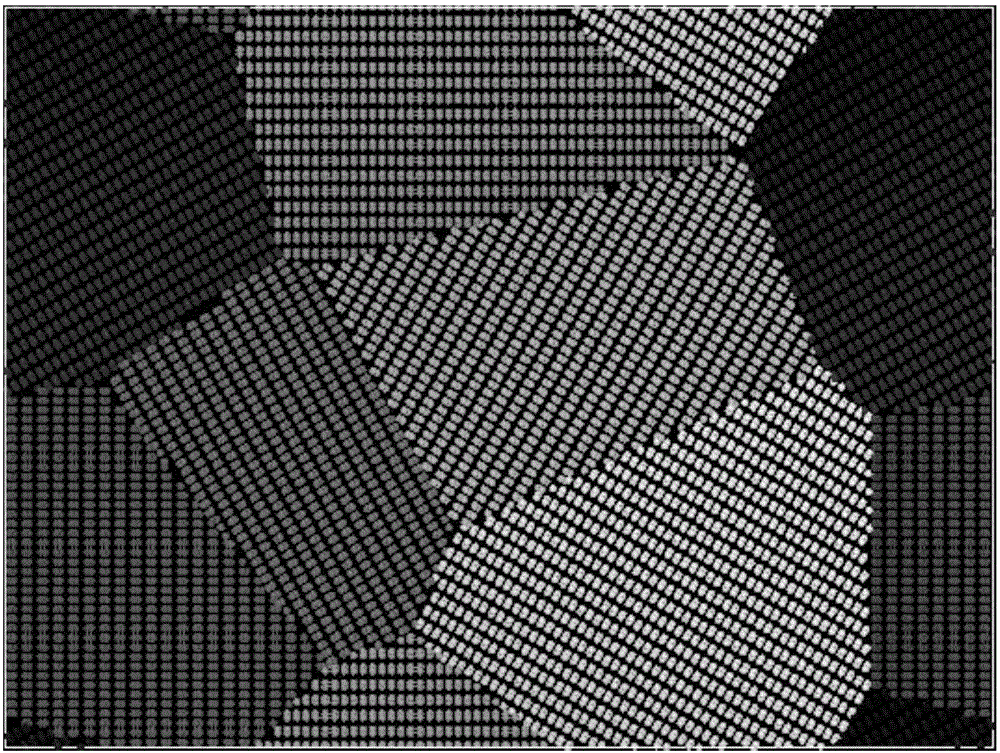 Casting high-chromium alloy modeling method based on molecular dynamics