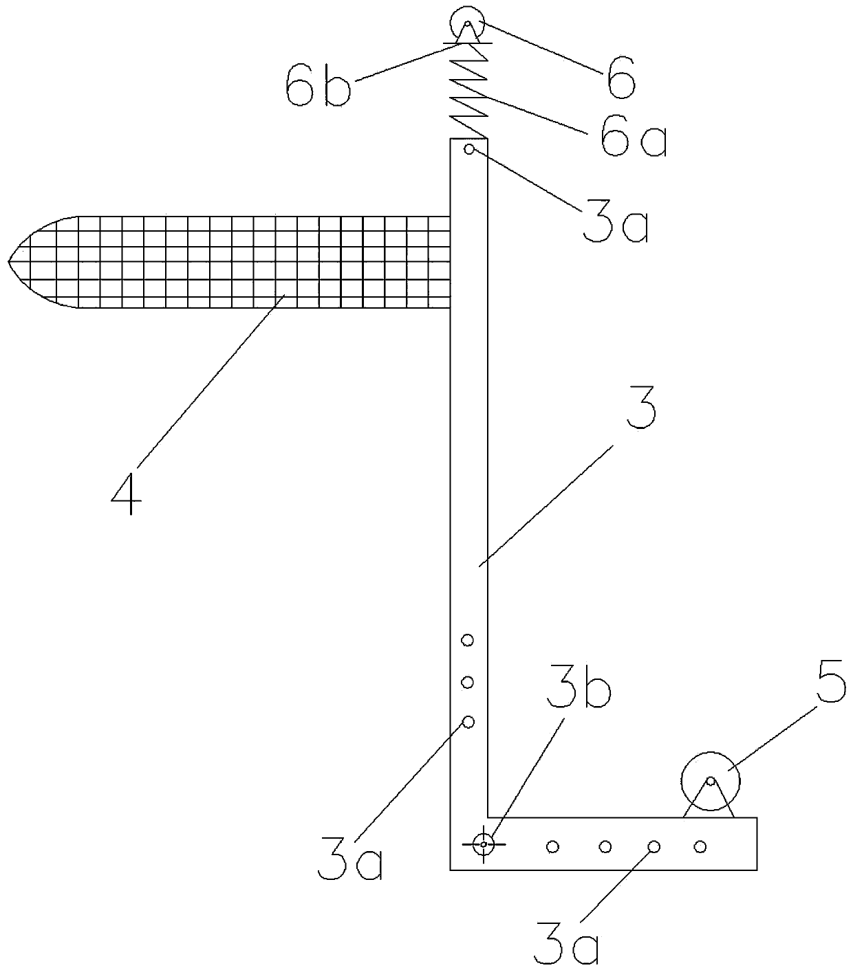 A blower recovery stretching device