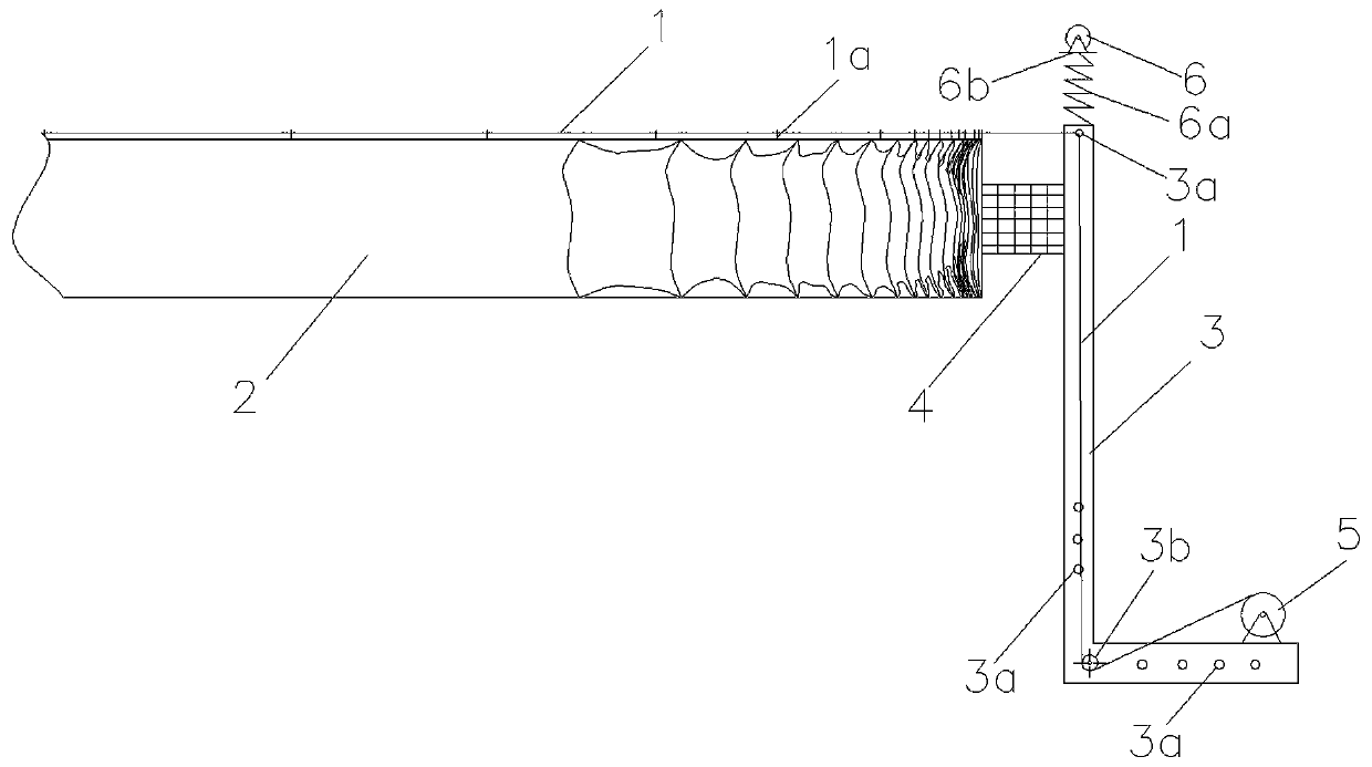 A blower recovery stretching device