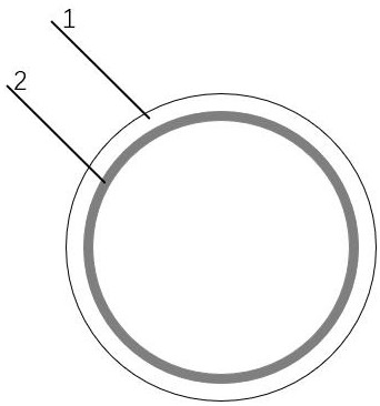 Preparation method of hollow waveguide with silver coating in PEEK plastic pipe