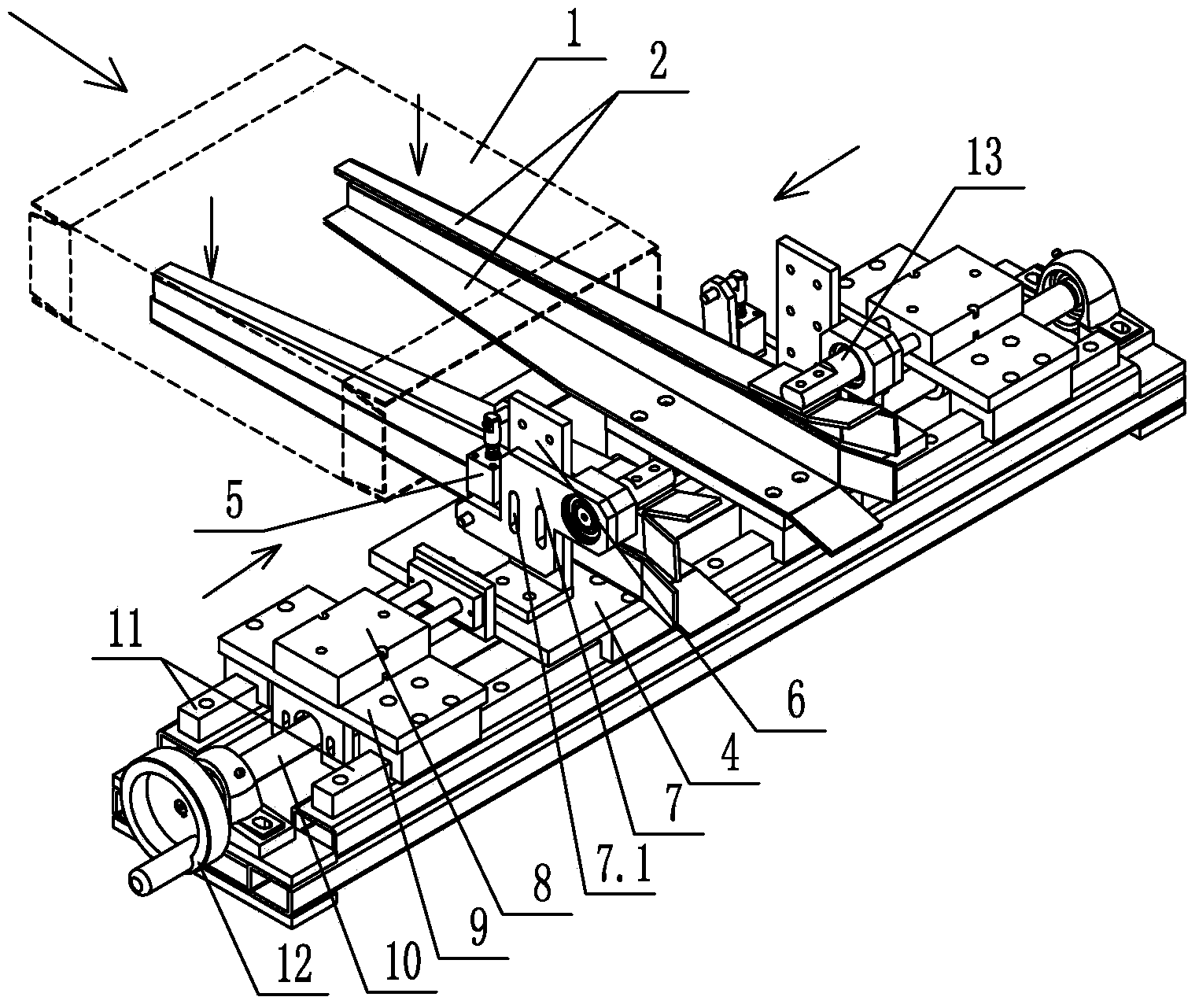 Case packing mechanism enabling paper box to be opened in stretching mode