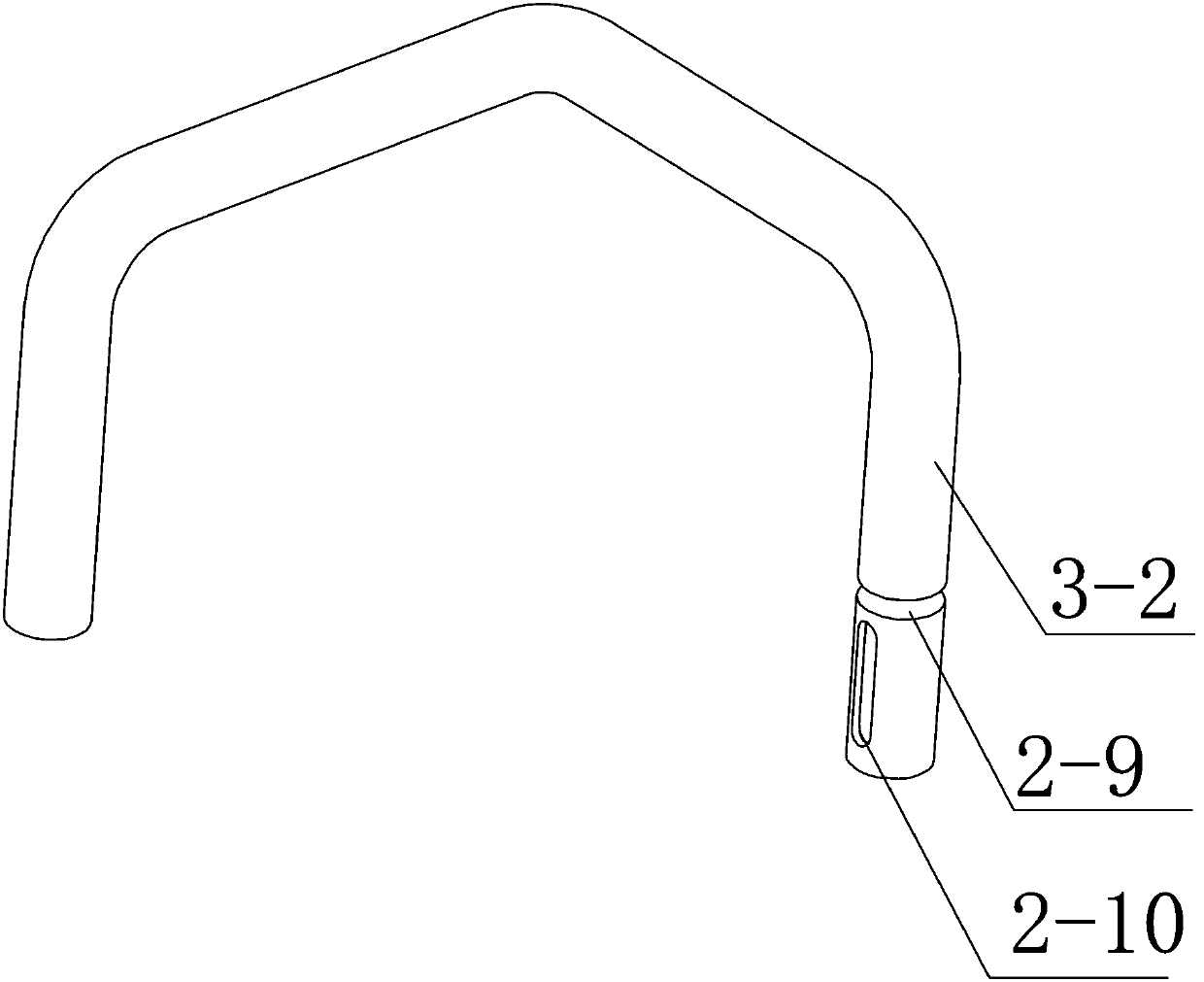 A balance-type two-liquid arbitrary proportion mixing device and its operation method