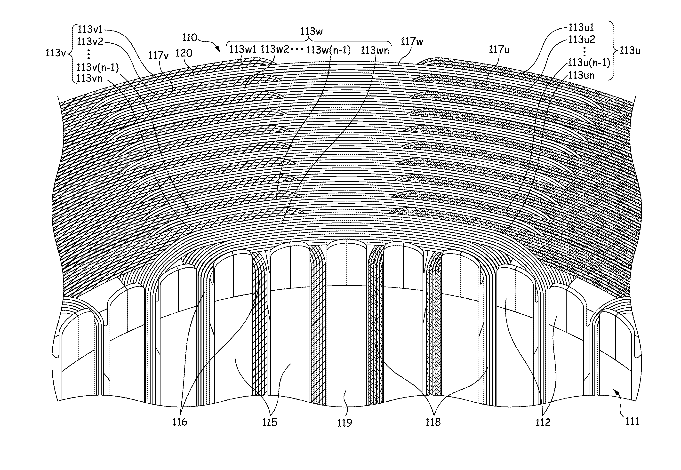 Motor stator and manufacturing method of motor stator