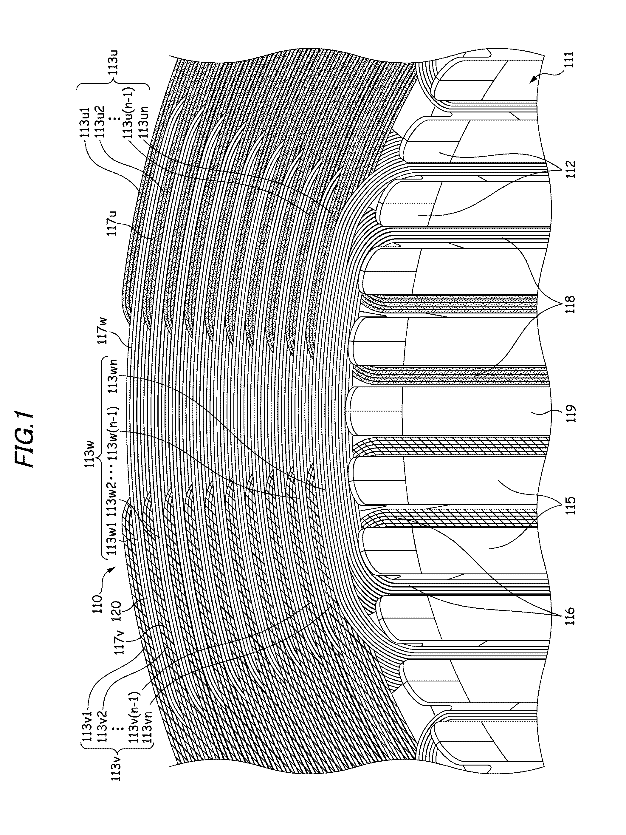 Motor stator and manufacturing method of motor stator