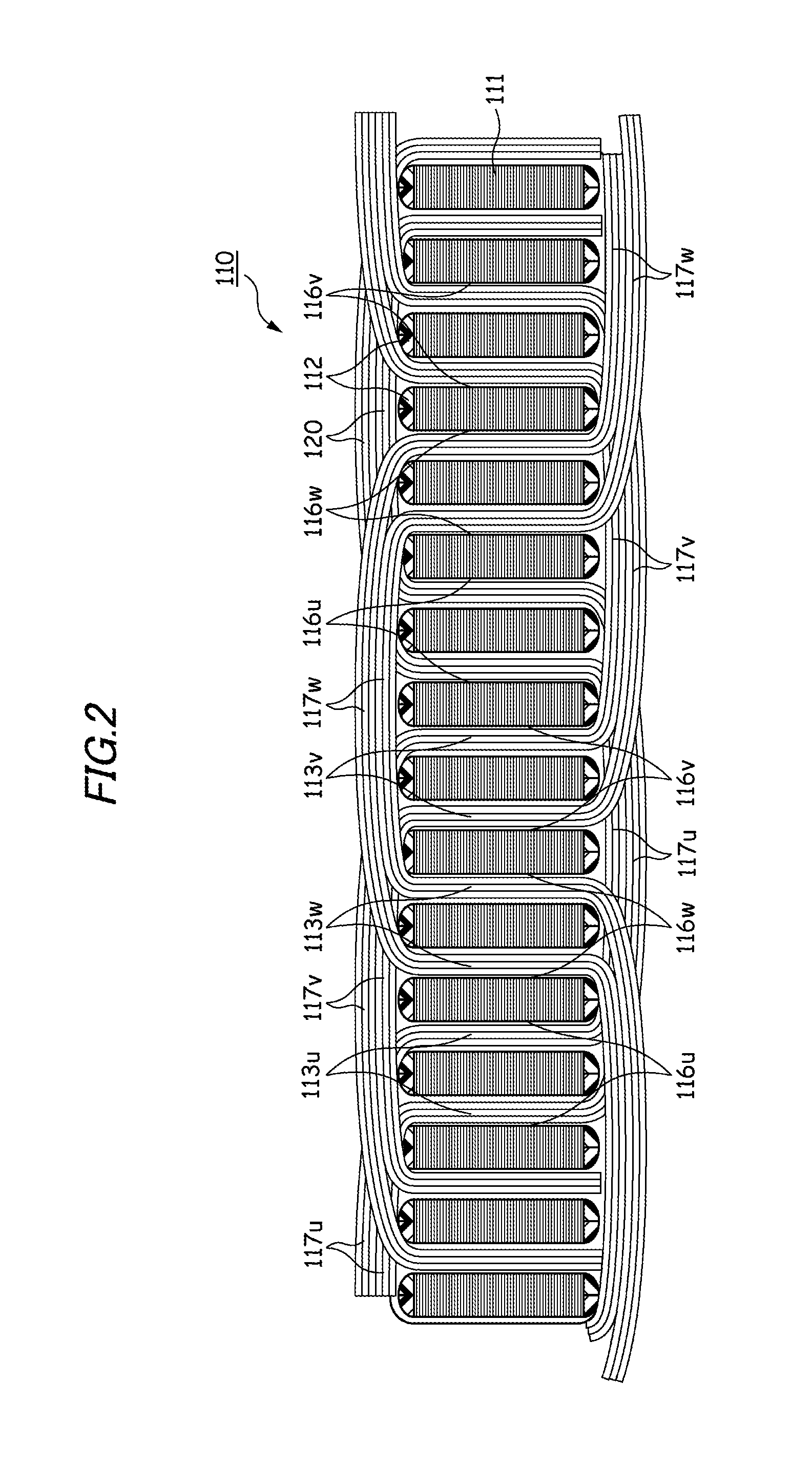 Motor stator and manufacturing method of motor stator