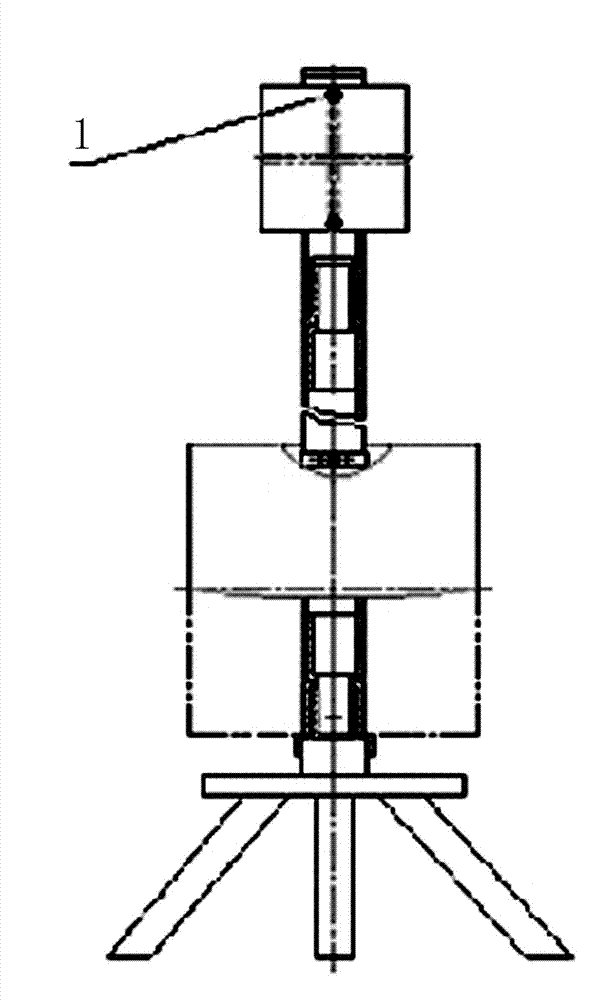 Free attitude target calibrating system for landing of helicopter