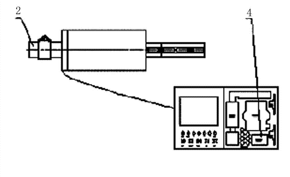 Free attitude target calibrating system for landing of helicopter