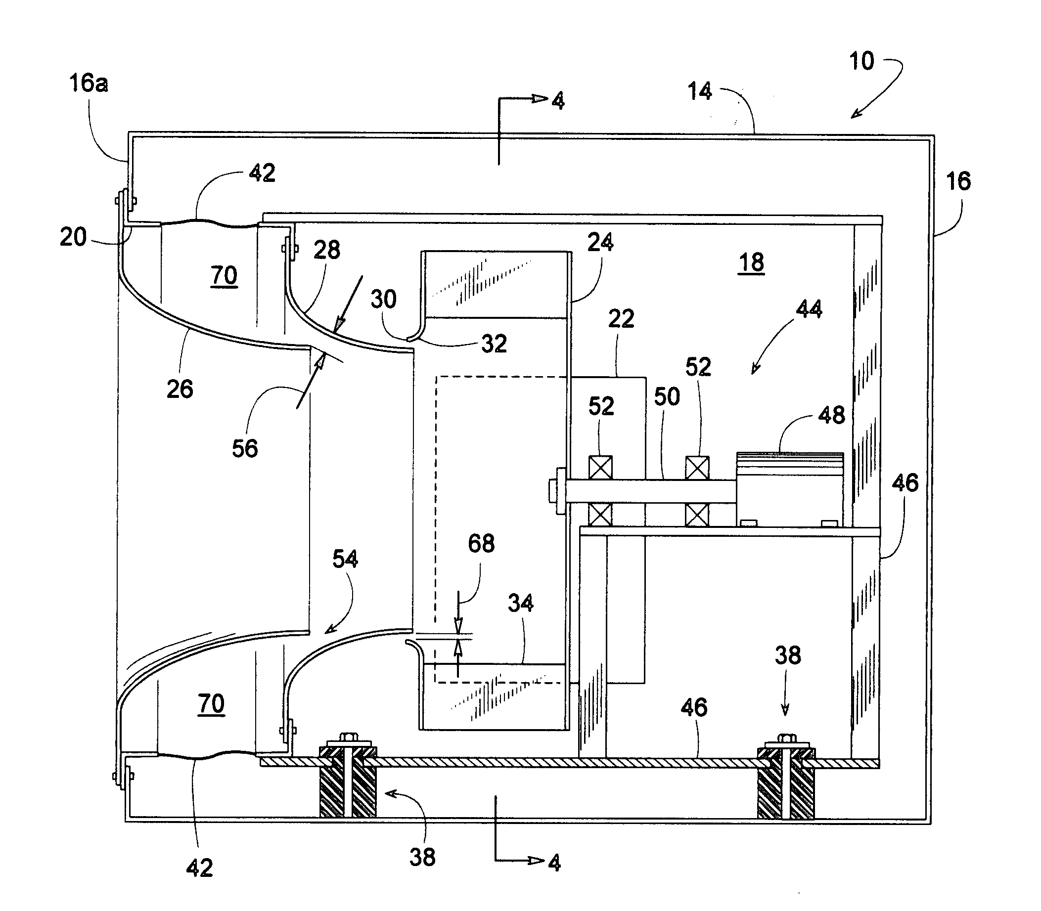 Secondary Inlet Cone for a Plenum Fan