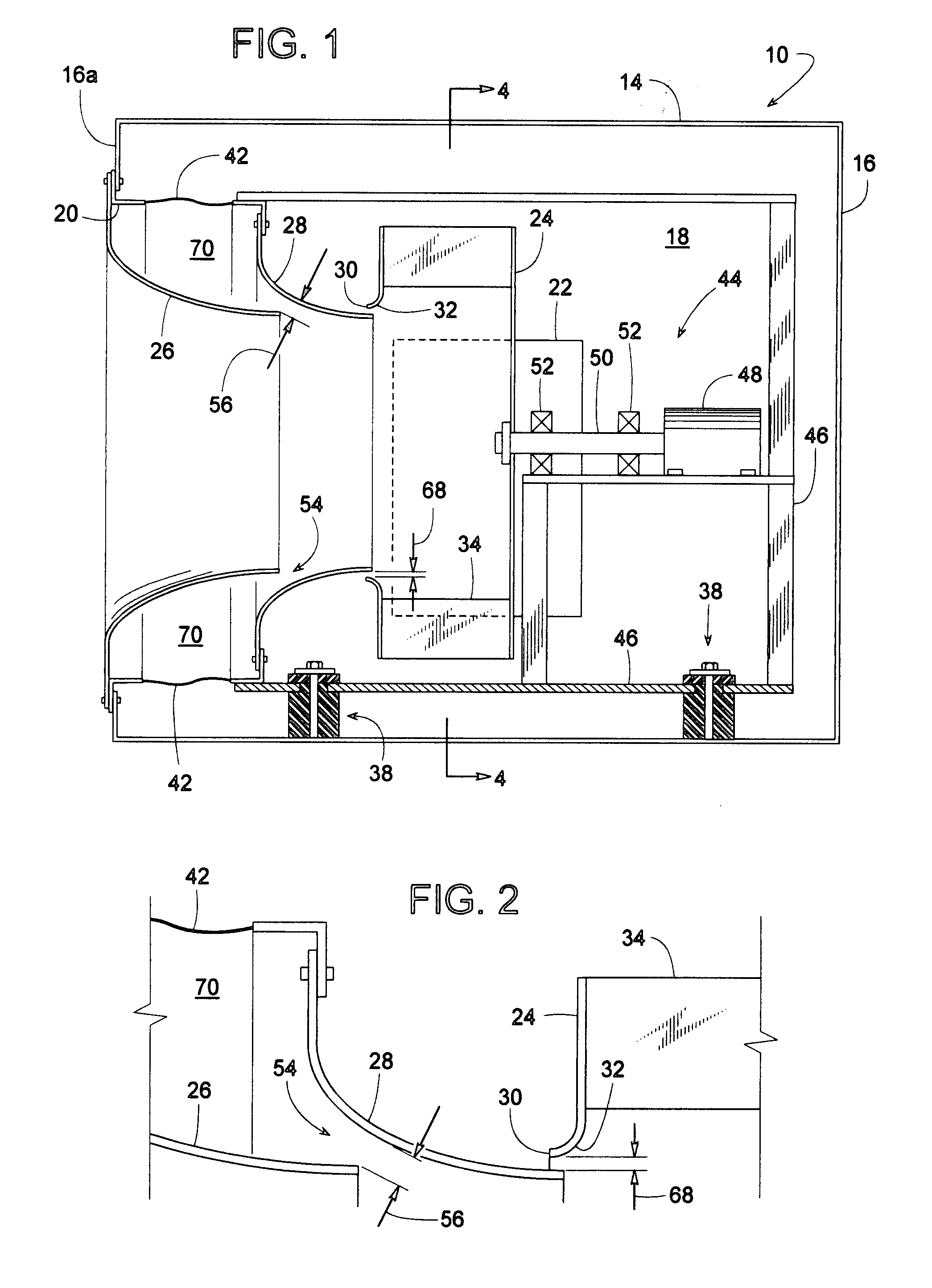 Secondary Inlet Cone for a Plenum Fan