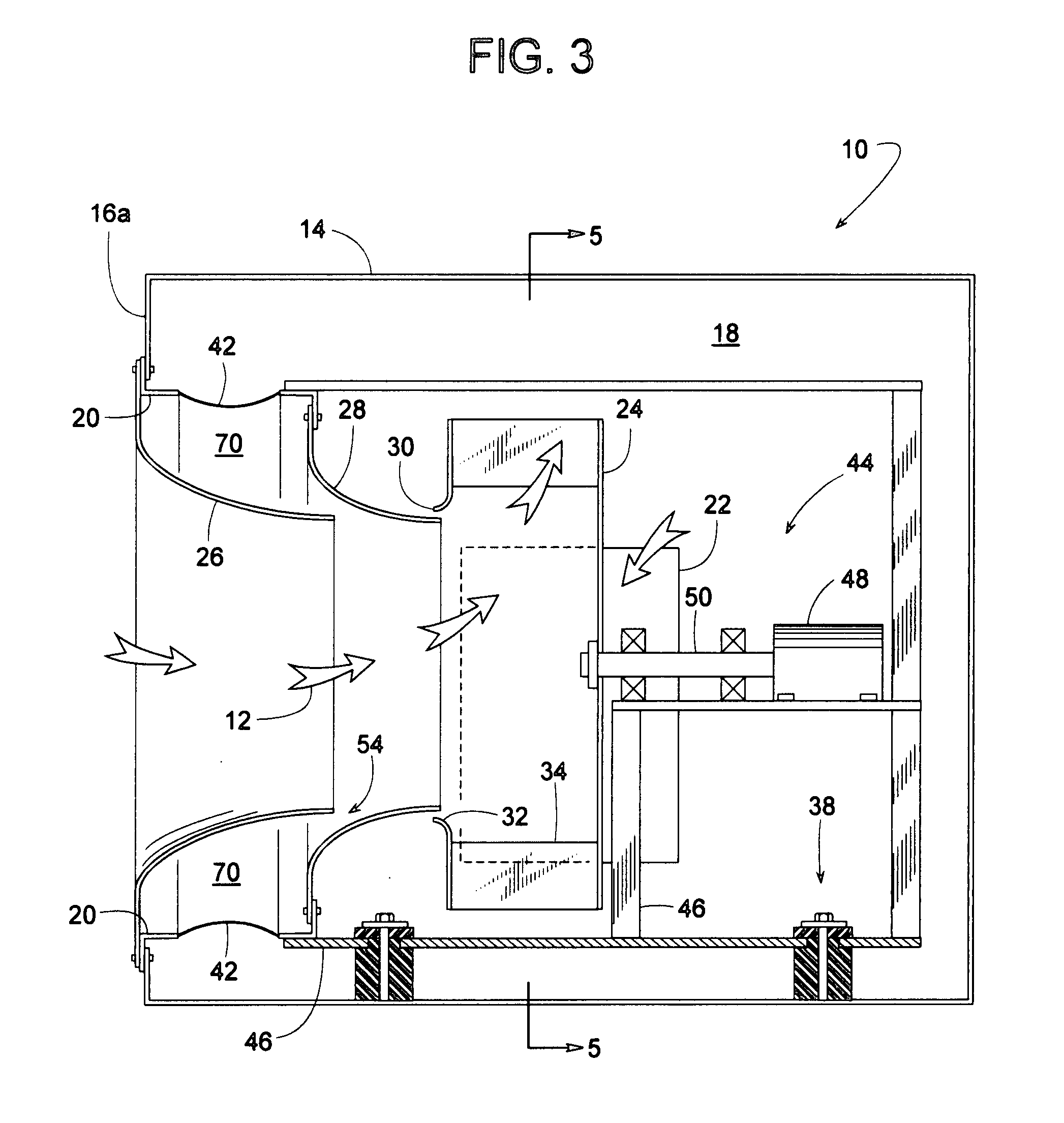 Secondary Inlet Cone for a Plenum Fan