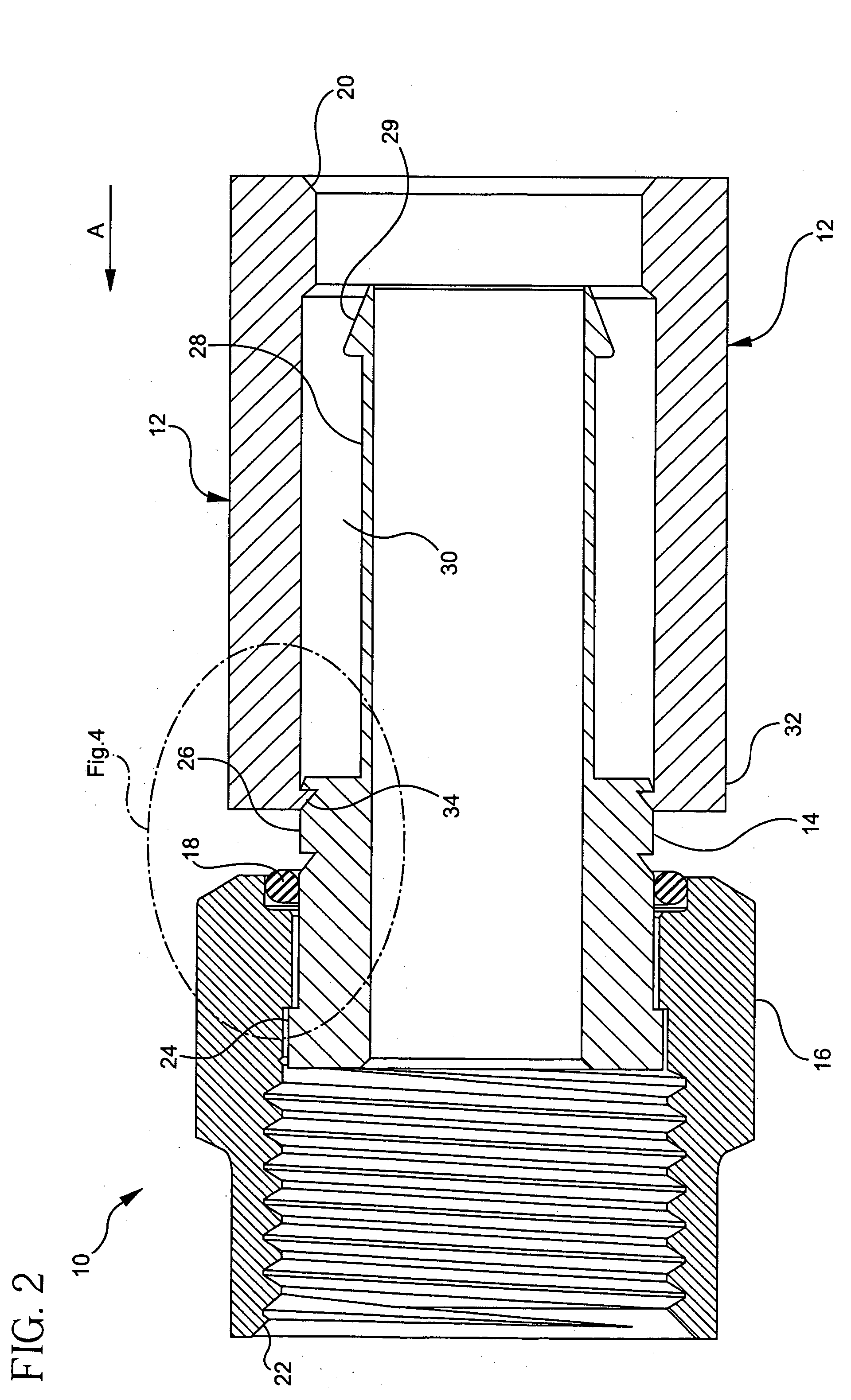 Coaxial cable connector