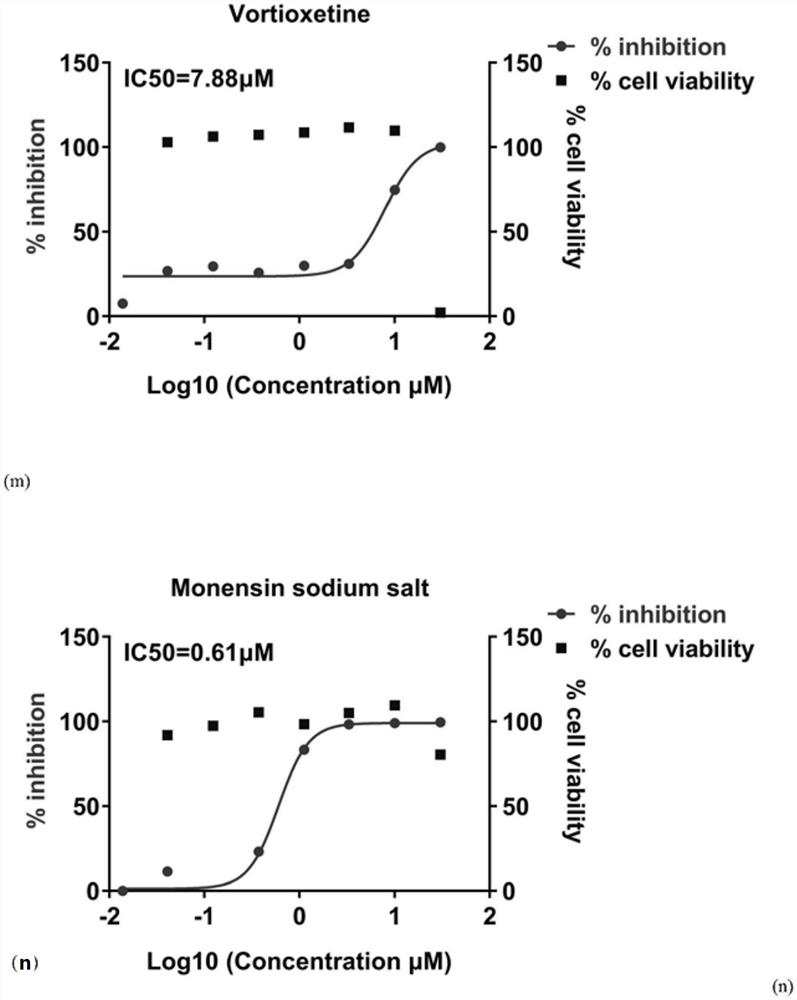 Medicine for resisting novel coronavirus SARS-CoV-2 and application thereof