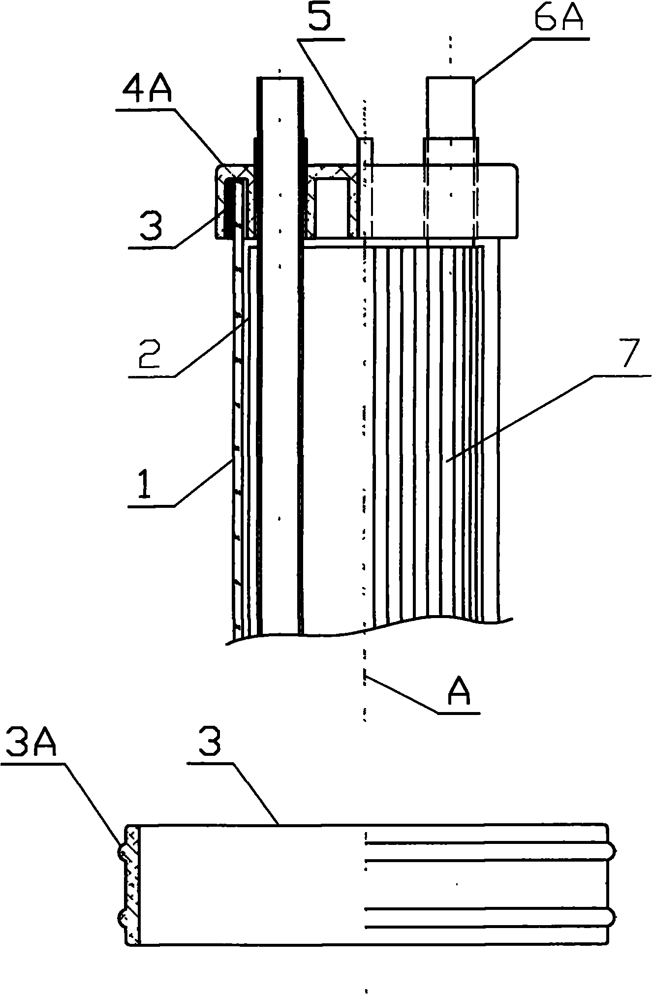 Solar transparent heat insulation pipe