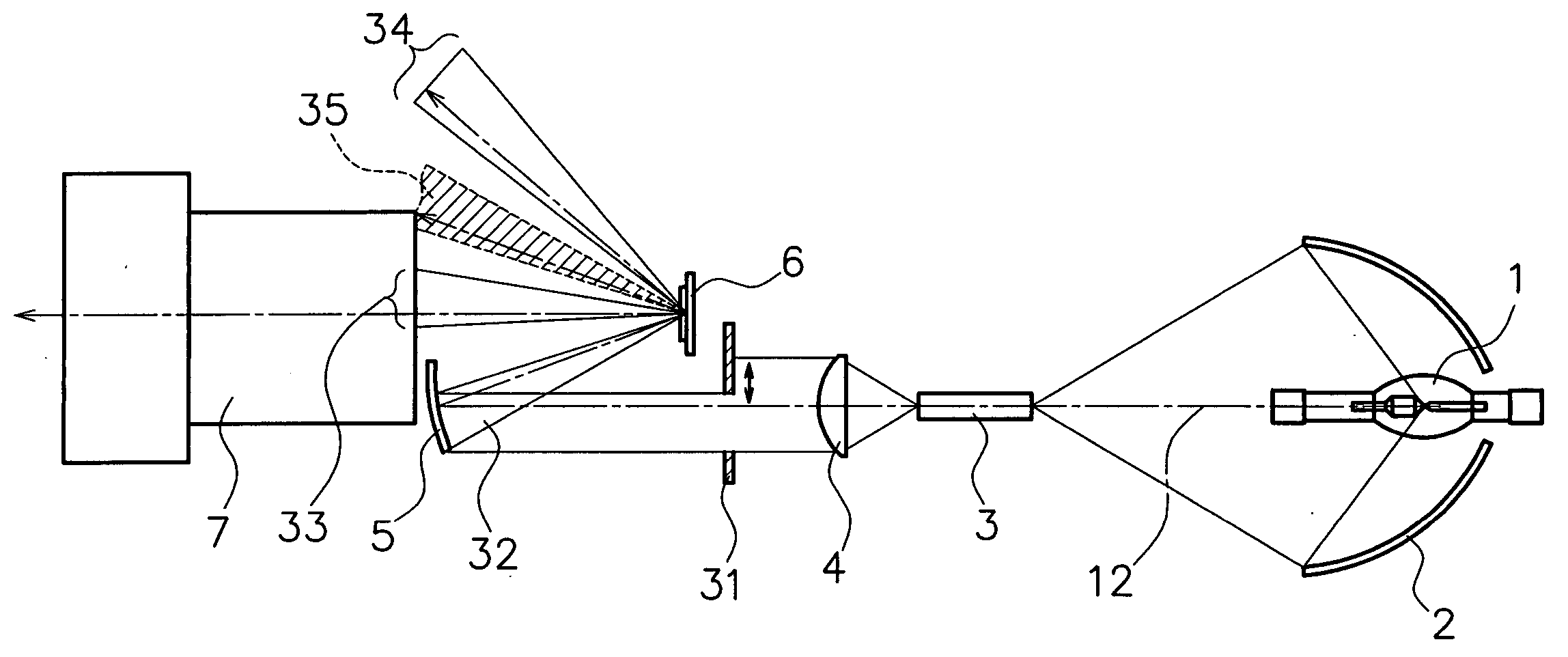 Projection display device