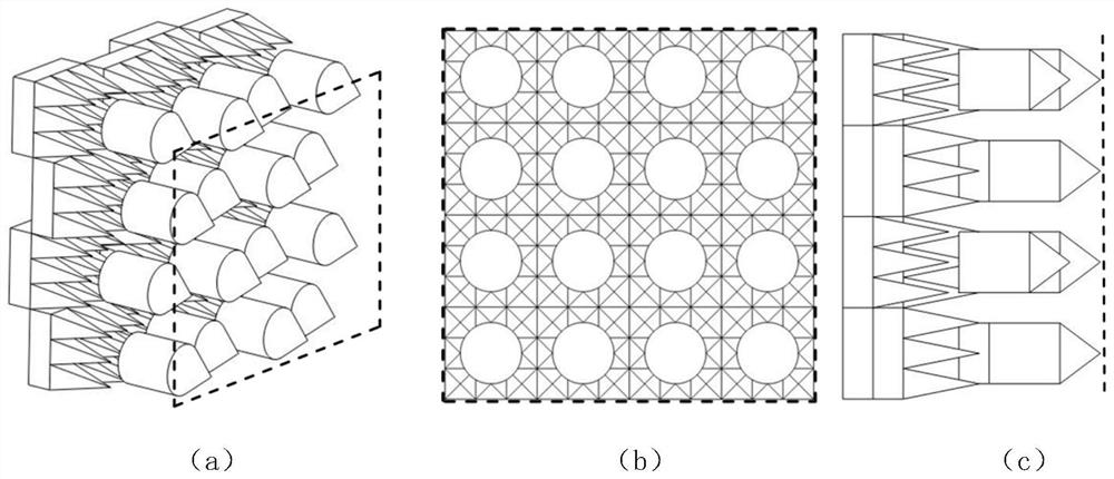 A modified checkerboard structure array suitable for near-field plane wave simulator