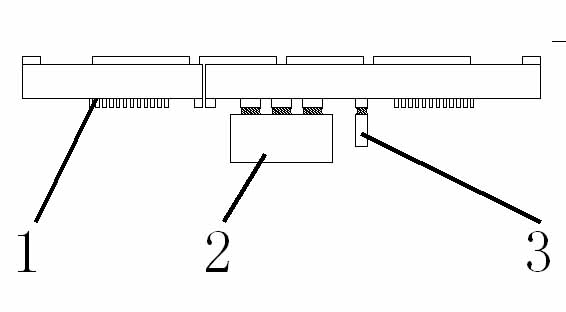 Novel double-interface intelligent card module