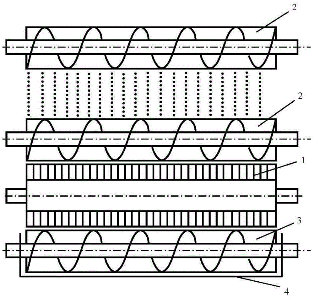 Fibreboard preparation plant with leveling device