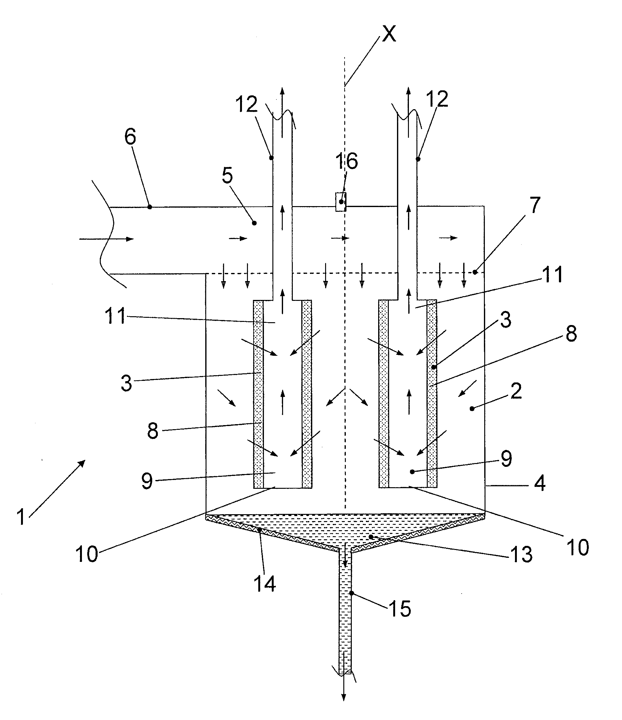 Coalescing filter