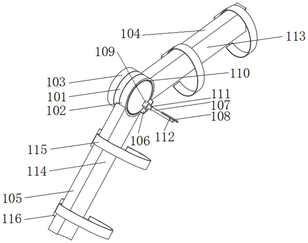 Knee fixing support