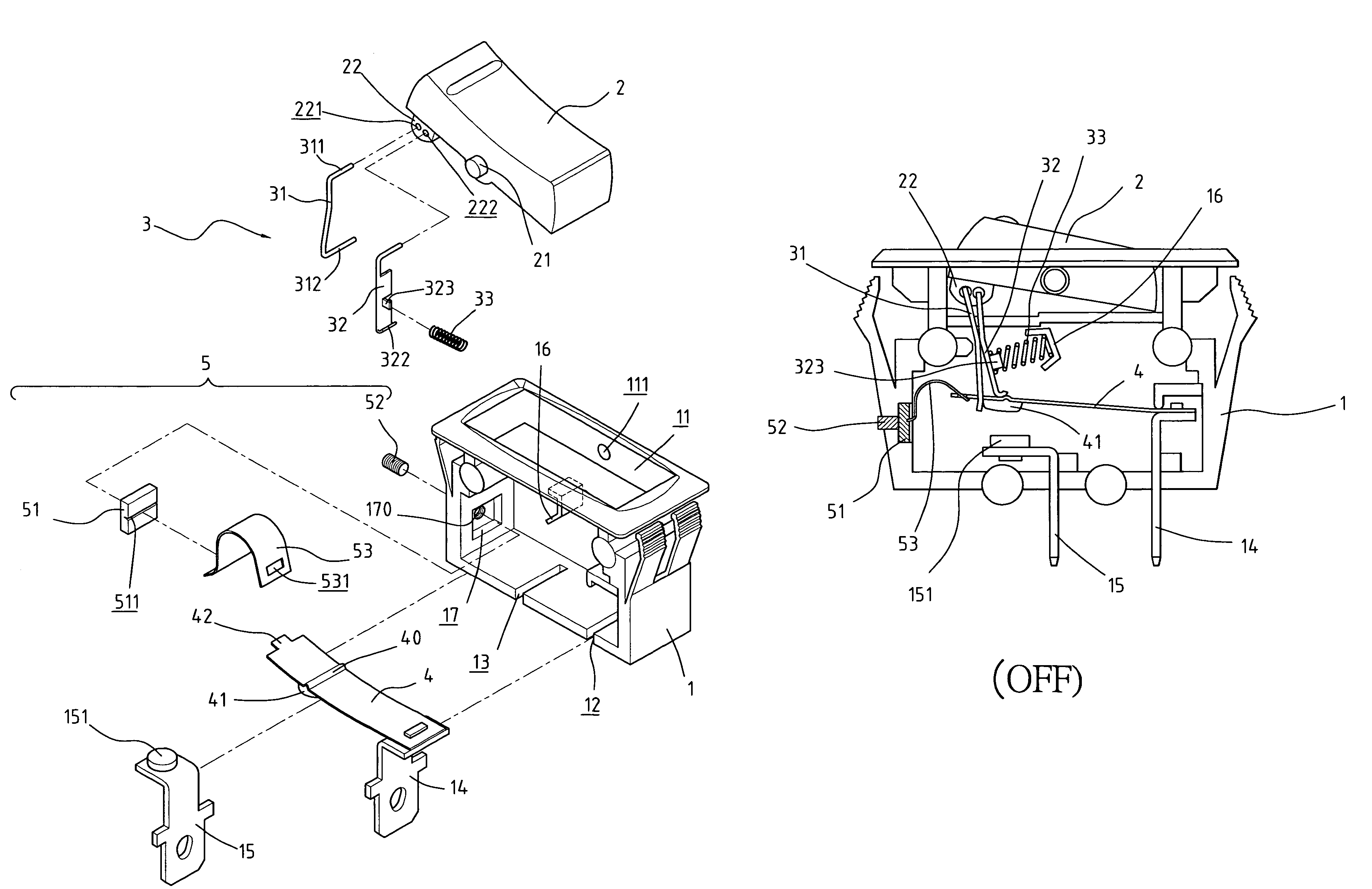 Adjustable safety switch