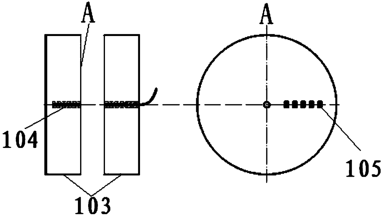 Driving dynamic-static loading experimental device for confining pressure and explosion