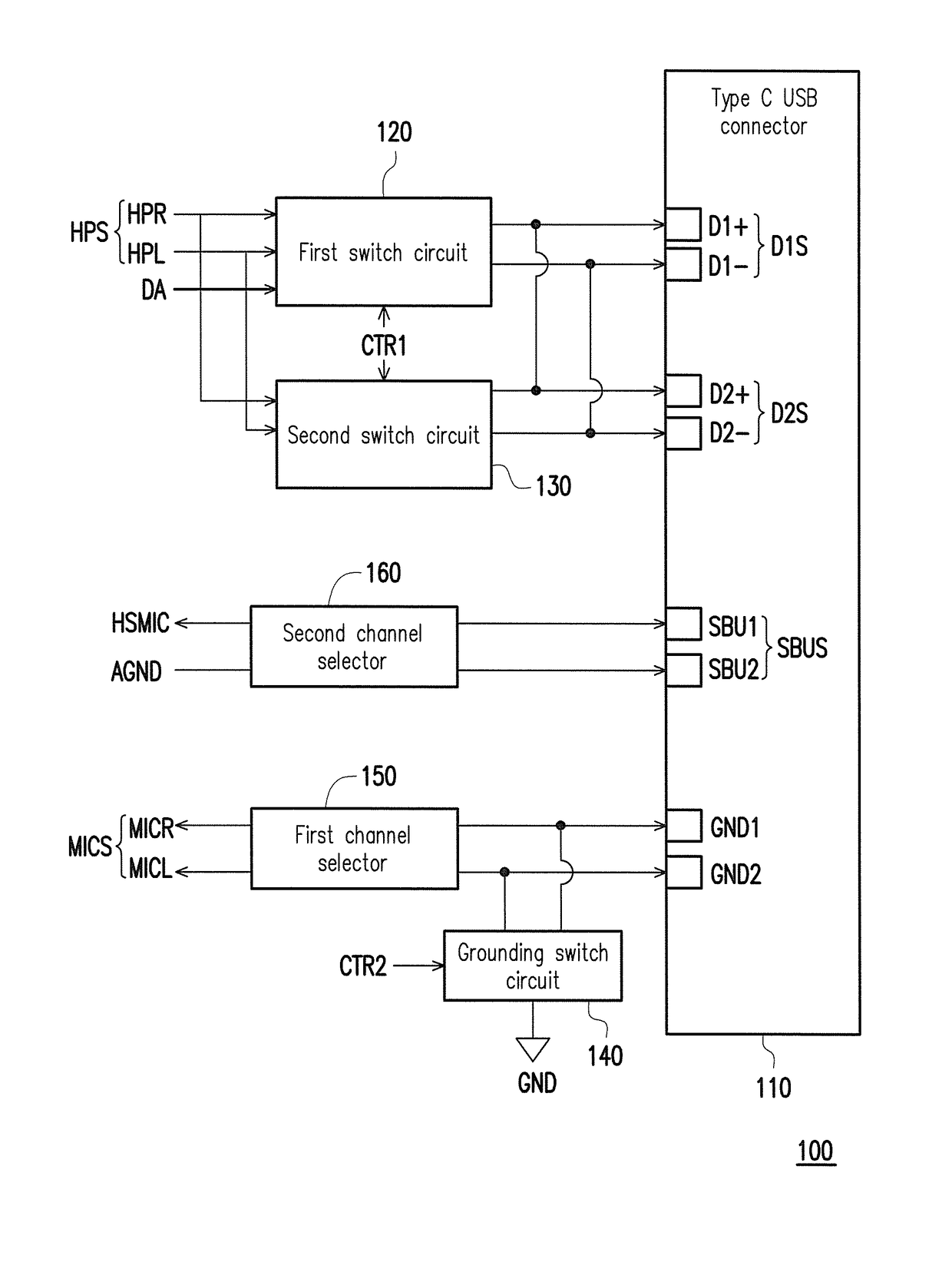 Electronic accessory apparatus and audible signal transmission method thereof