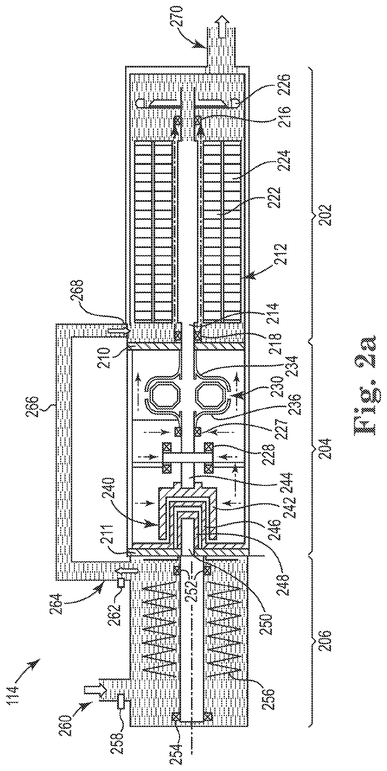 Submerged water desalination system with remote pump