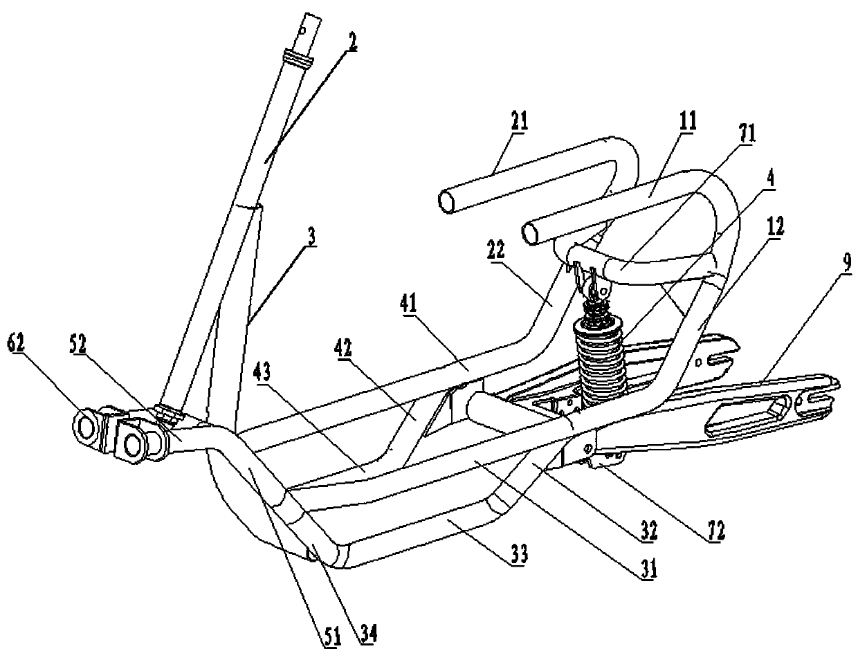 a reverse tricycle