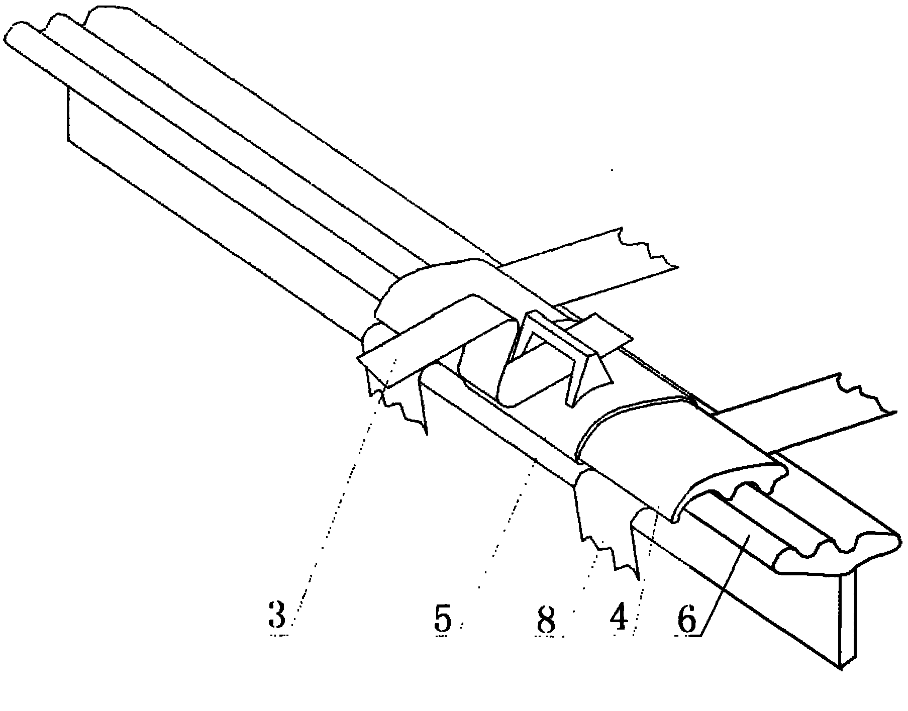 Dysmorphism rod curved line drafting device