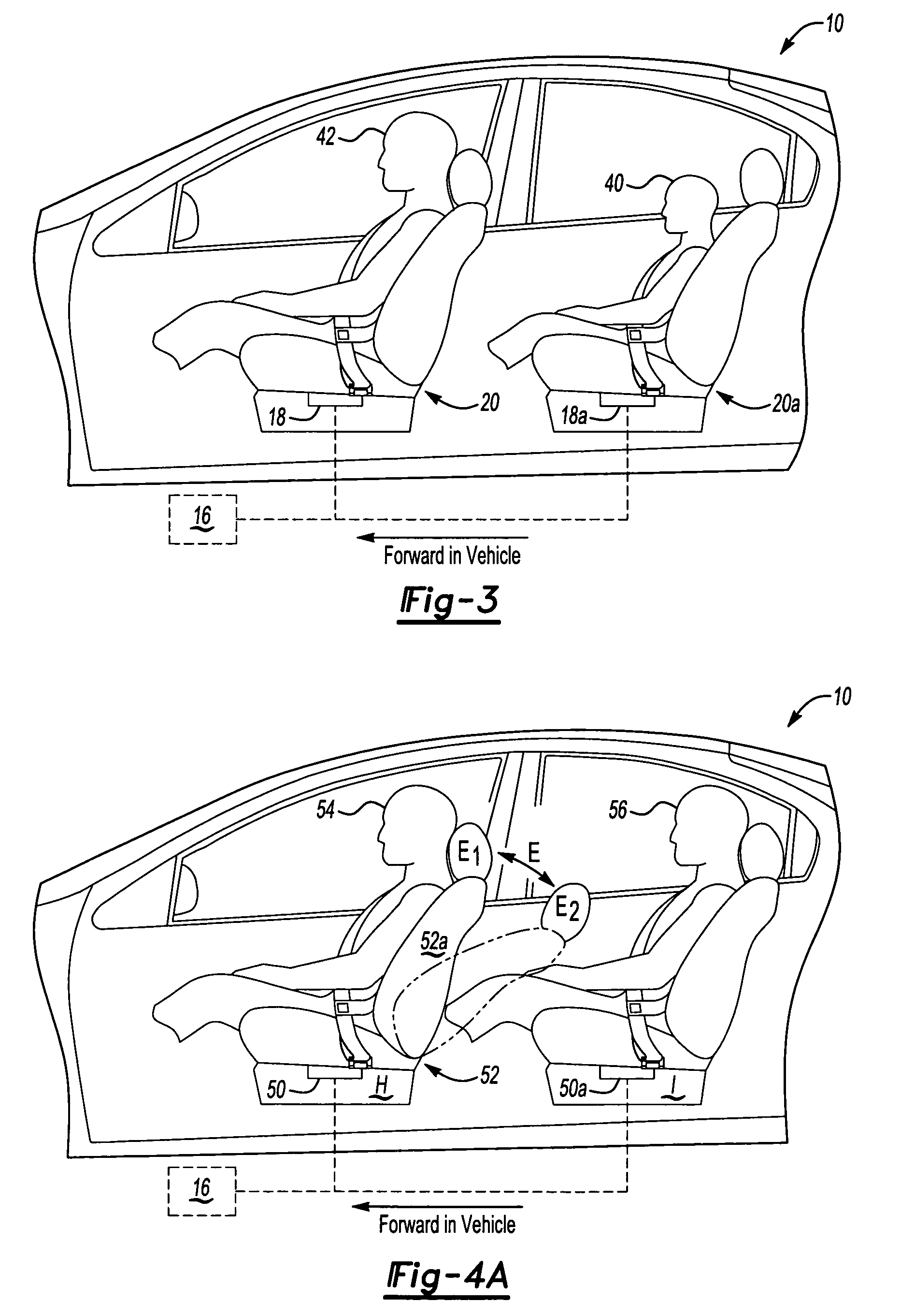 Passive control of vehicle interior features based upon occupant classification