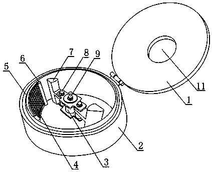 Medicine crushing mechanism