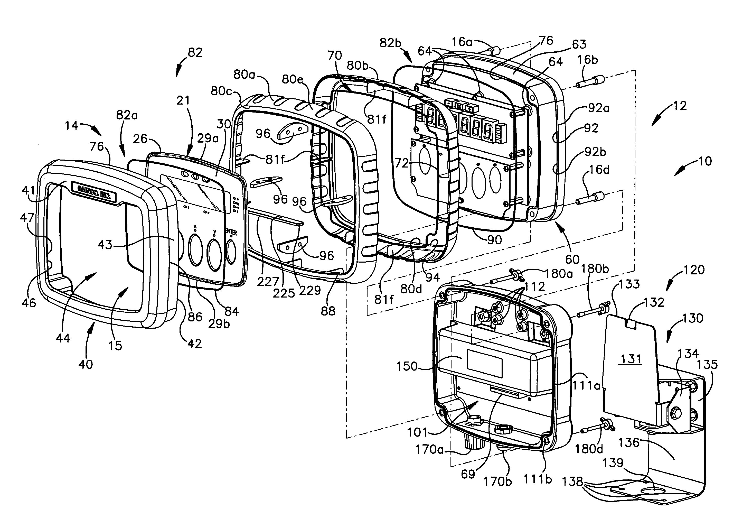 Housing for scale or load cell controller