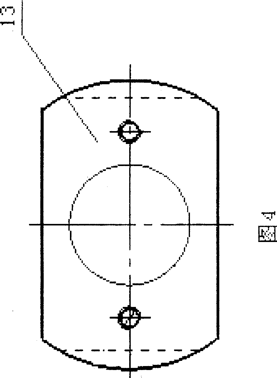 Holder for high-temperature high-pressure glass microscopic model