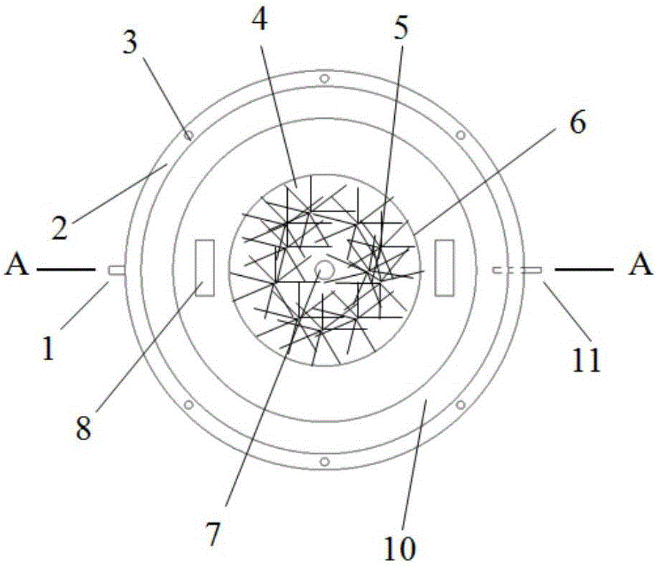 Sewage deep treatment device based on fixed phycomycete system