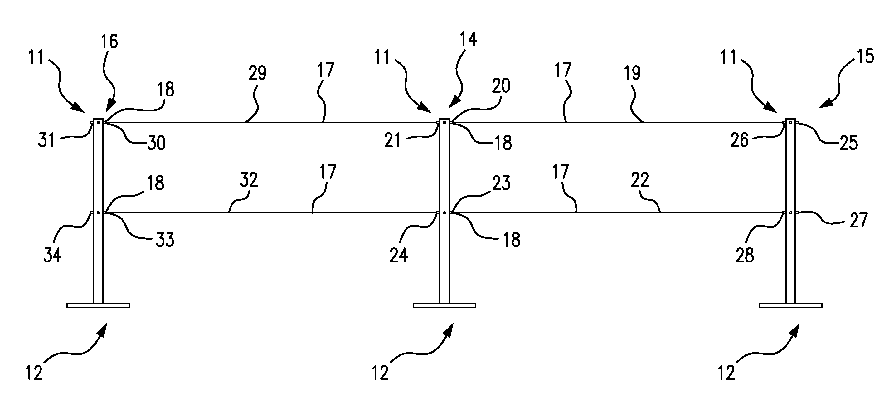 Retractable Cord Queue Barrier System