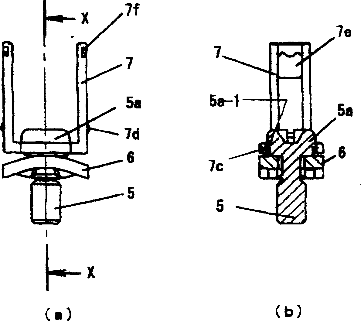 Terminal device of switching device