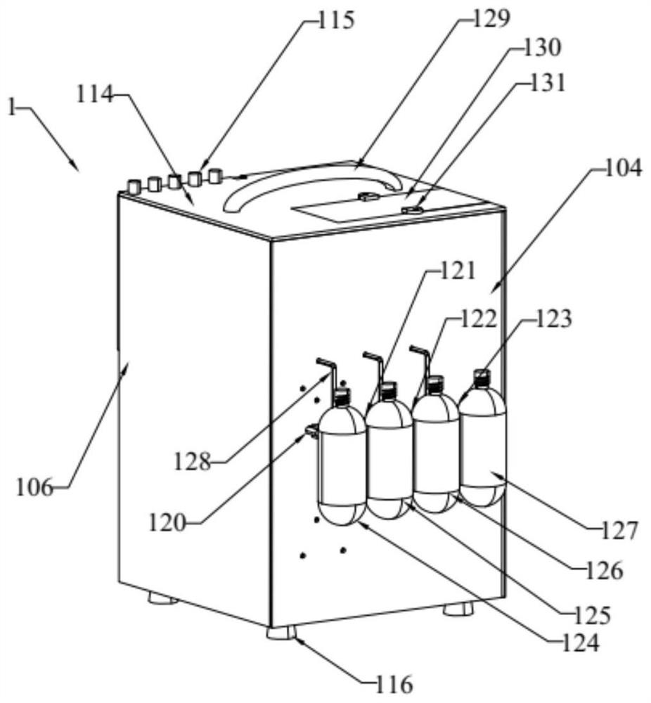 Full-automatic toxin extraction and detection integrated instrument