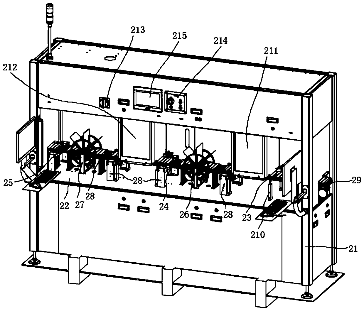 AOI detection machine and detection method