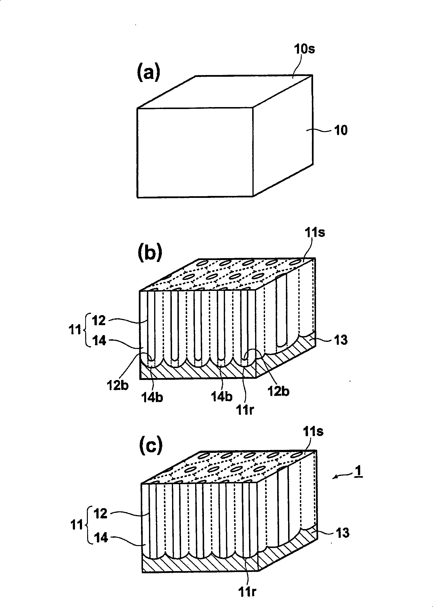 Microstructure body and manufacturing method thereof