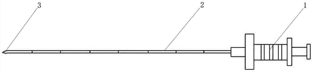 Epidural puncture needle preventing epidural catheter from being cut off