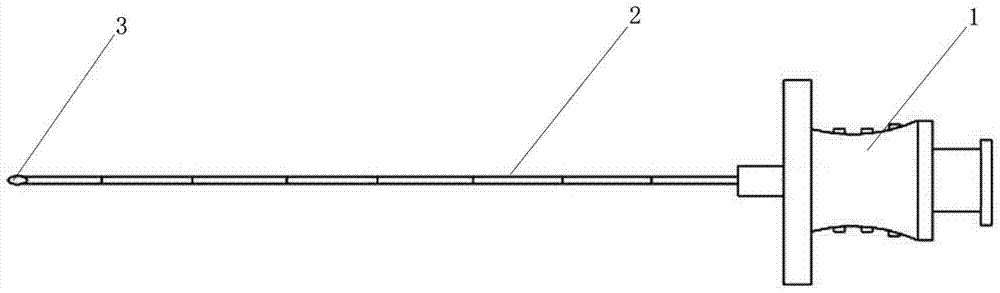 Epidural puncture needle preventing epidural catheter from being cut off