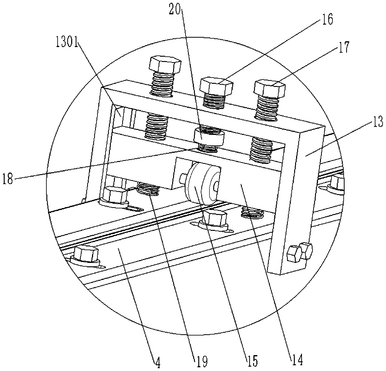 Uniform magnetizing plate for magnetic rubber strip